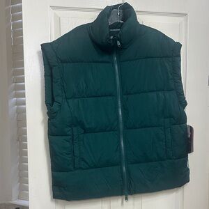 Free people movement Green Puffer Vest